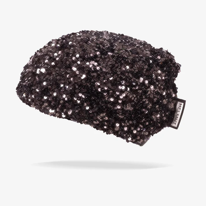 Recouvre casque Paillettes - Noir - Helmut – Image 1