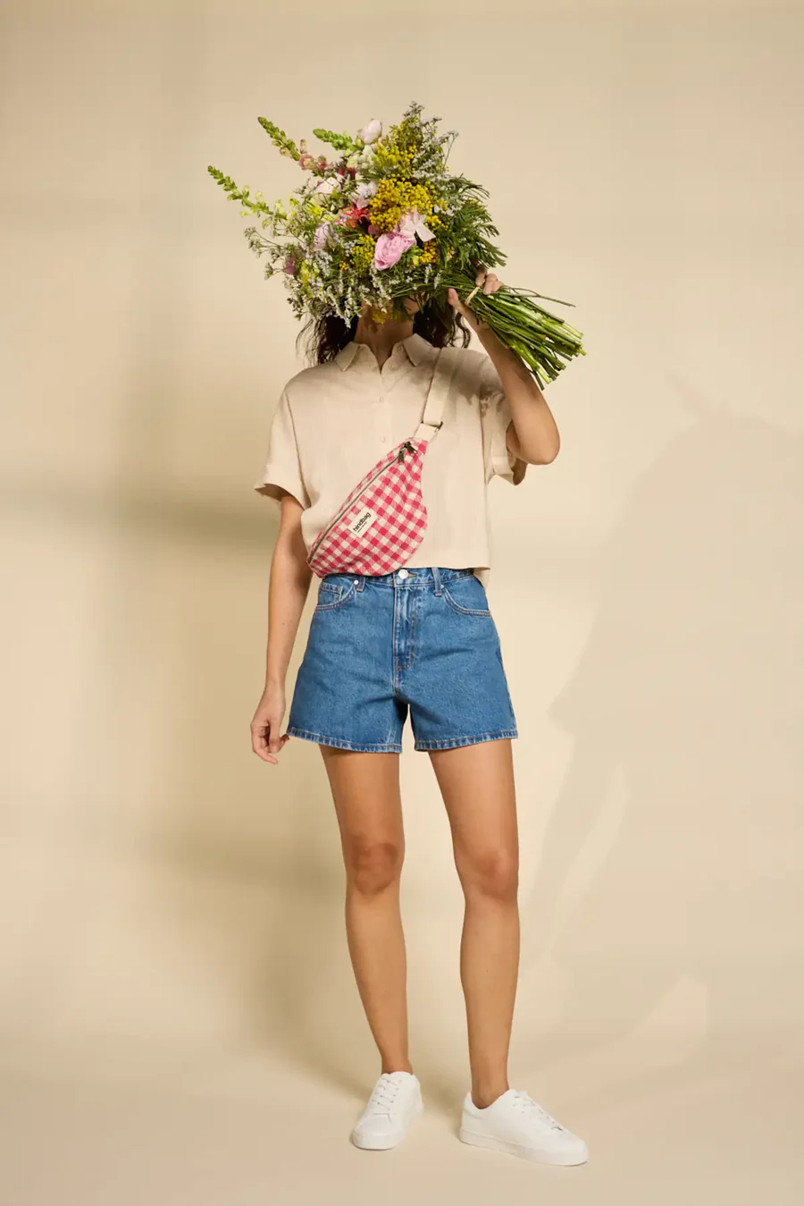 Banane Olivia - Vichy Rose – Image 1