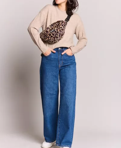 Banane Olivia - Leopard Fausse Fourrure – Image 1
