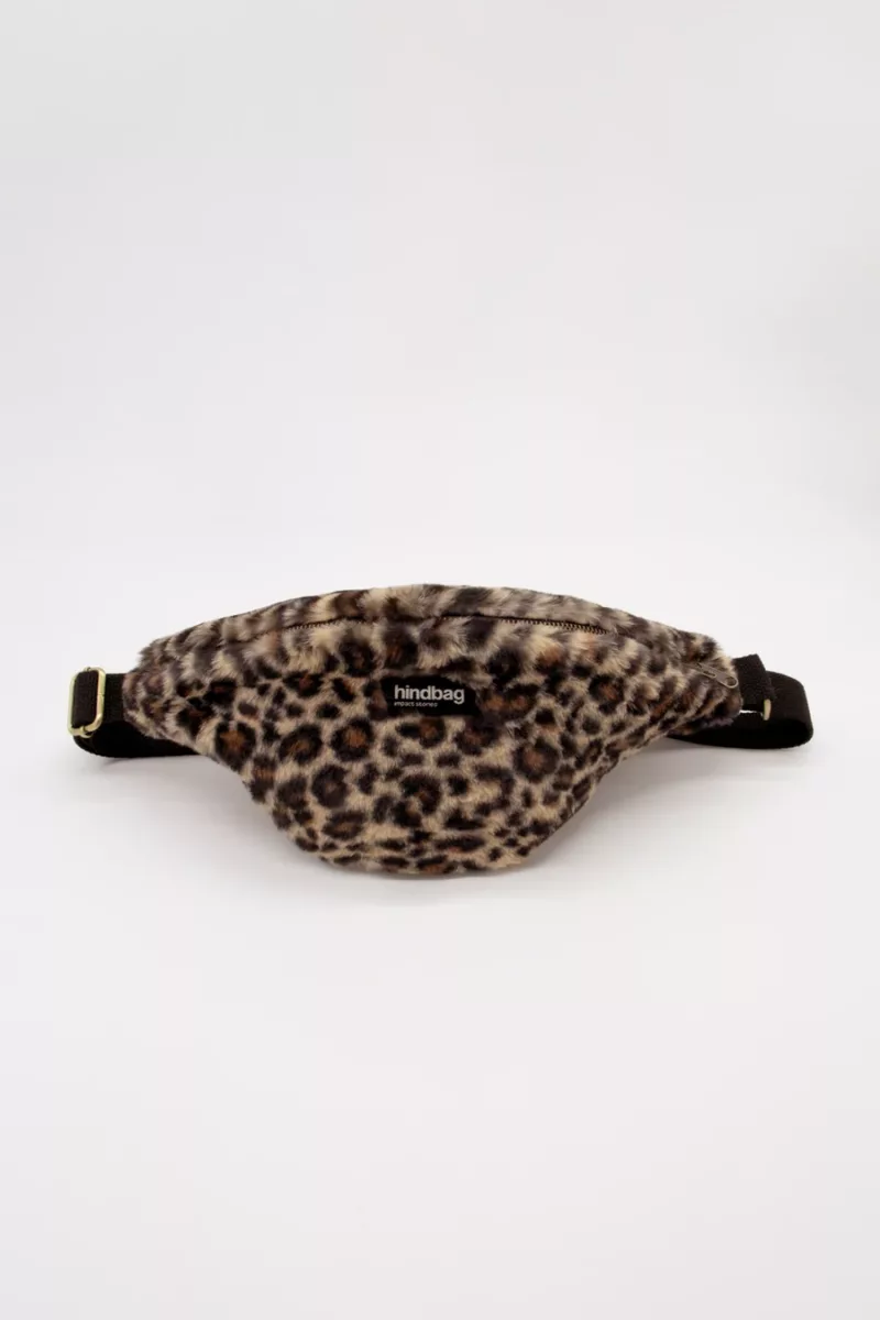 Banane Olivia - Leopard Fausse Fourrure