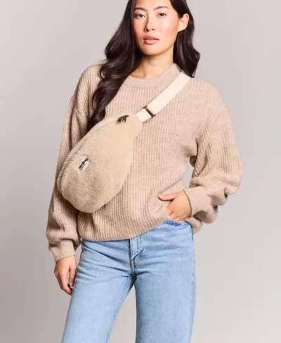 Sac Banane L Sasha - Teddy beige – Image 1