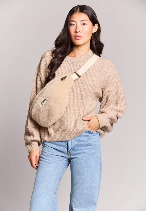 Sac Banane L Sasha - Teddy beige – Image 1