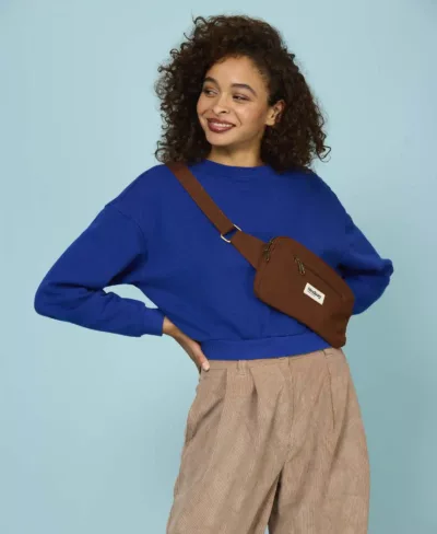Sac banane rectangulaire Harry - Chocolat – Image 1