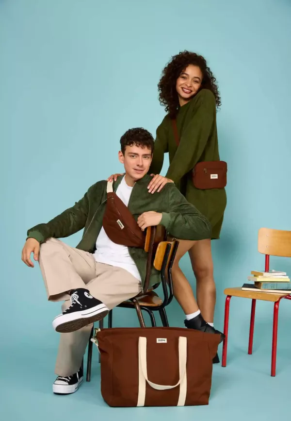 Sac banane rectangulaire Harry - Chocolat – Image 3