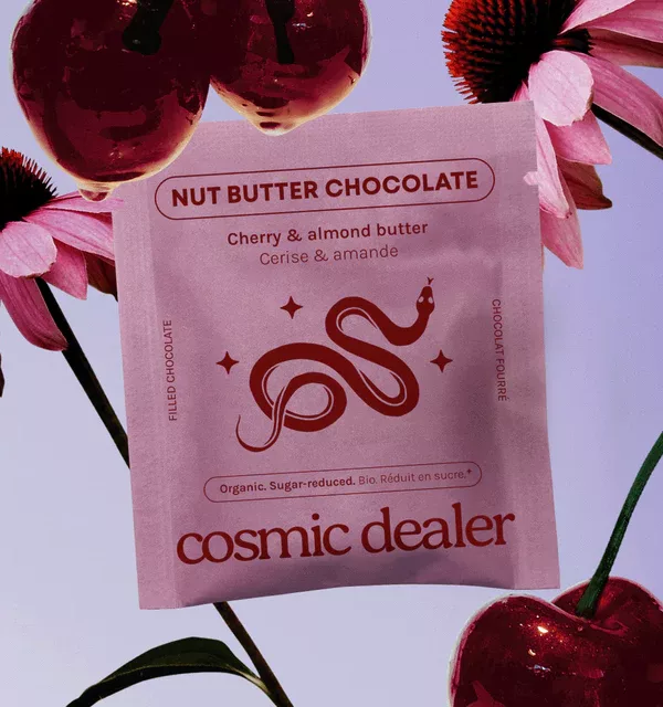 Chocolat Cerise & Purée d'Amande 20g – Image 1