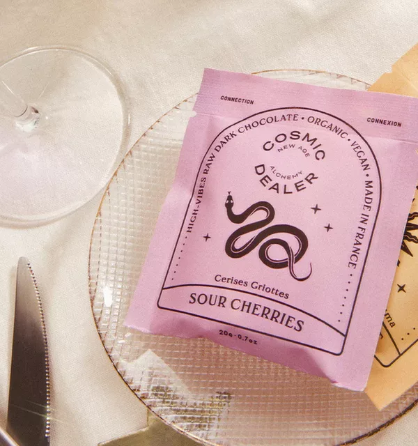 Chocolat Cerise & Purée d'Amande 20g – Image 2