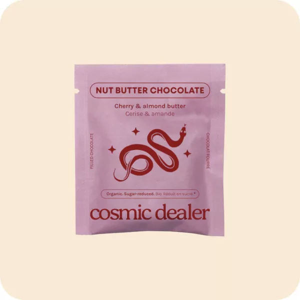Chocolat Cerise & Purée d'Amande 20g