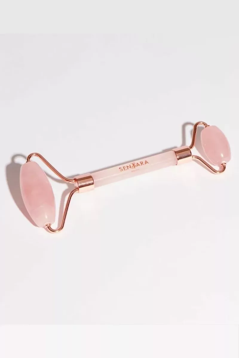 Roller Quartz Rose - Outil de massage