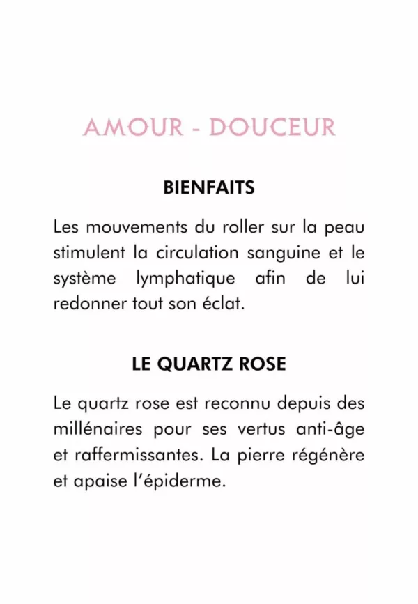 Roller Quartz Rose - Outil de massage – Image 4