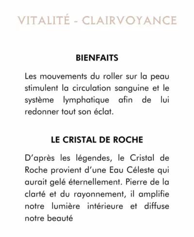 Roller Cristal de Roche - Outil de massage – Image 4