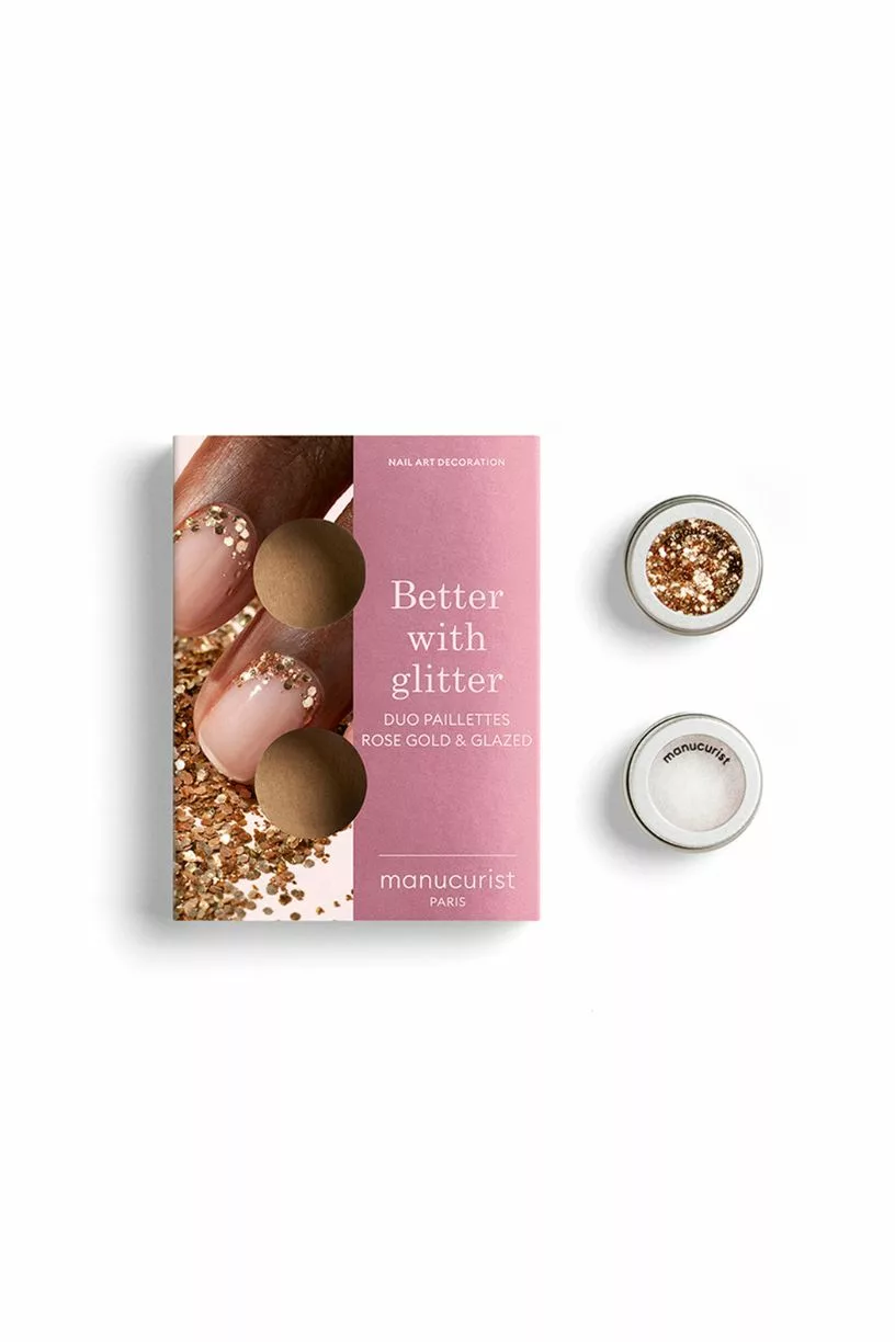 Duo Paillettes Rose Gold & Glazed – Image 3