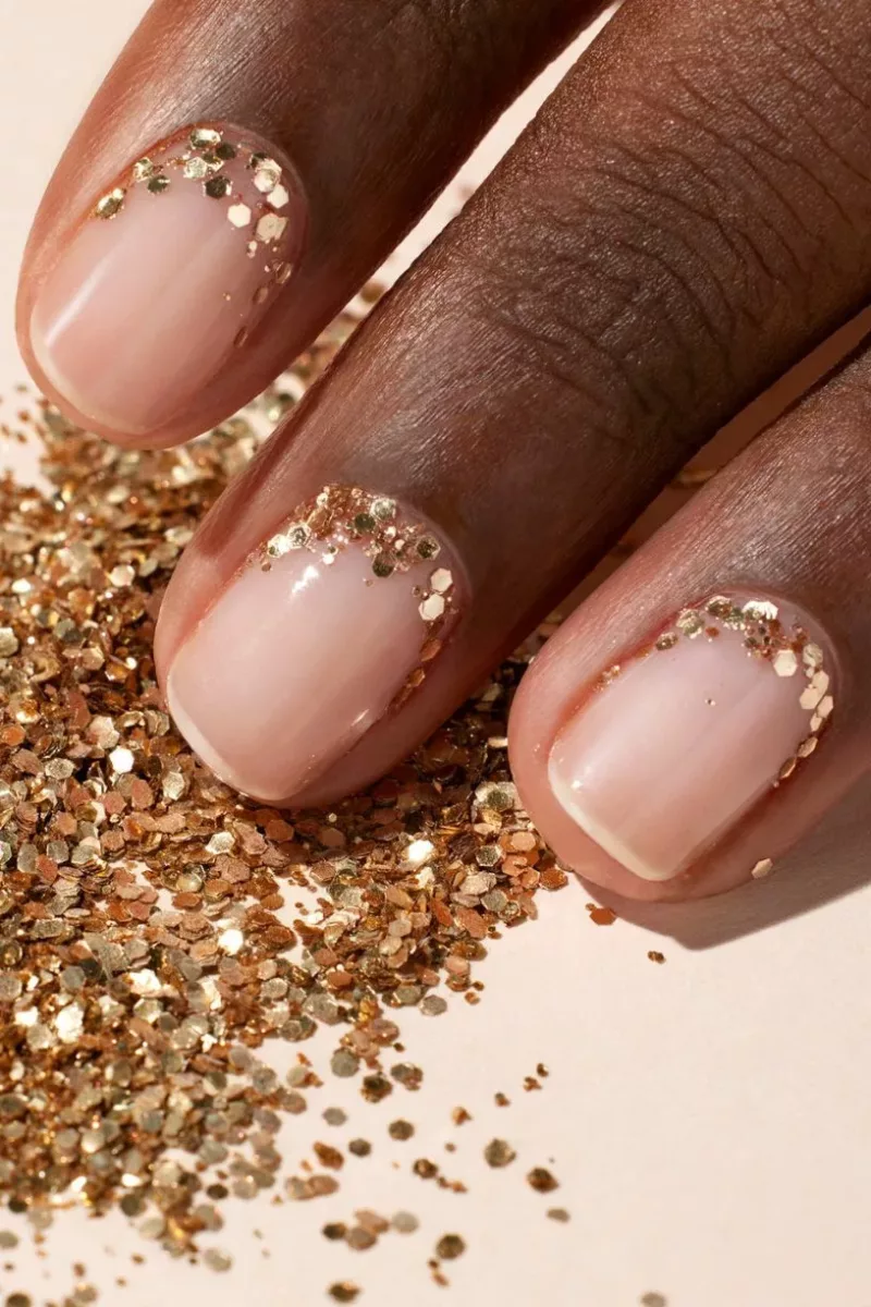 Duo Paillettes Rose Gold & Glazed