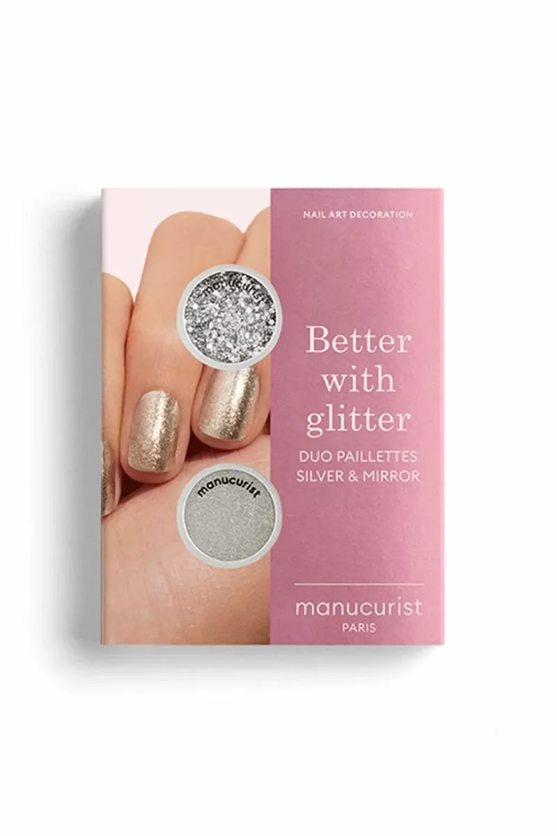 Duo Paillettes Silver & Mirror