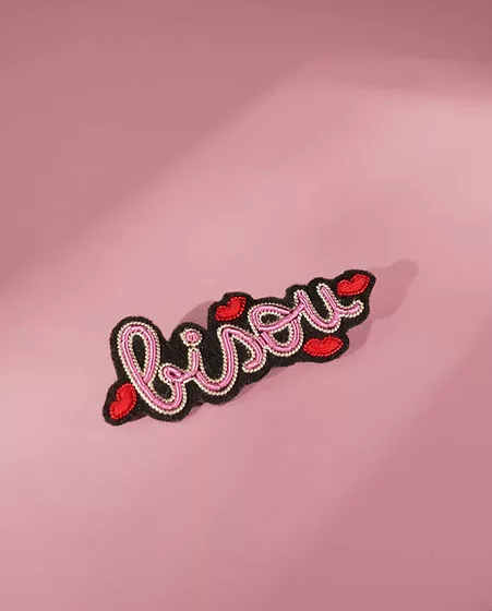 Broche Bisou