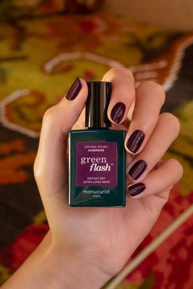 Aubergine - Vernis Green Flash – Image 2