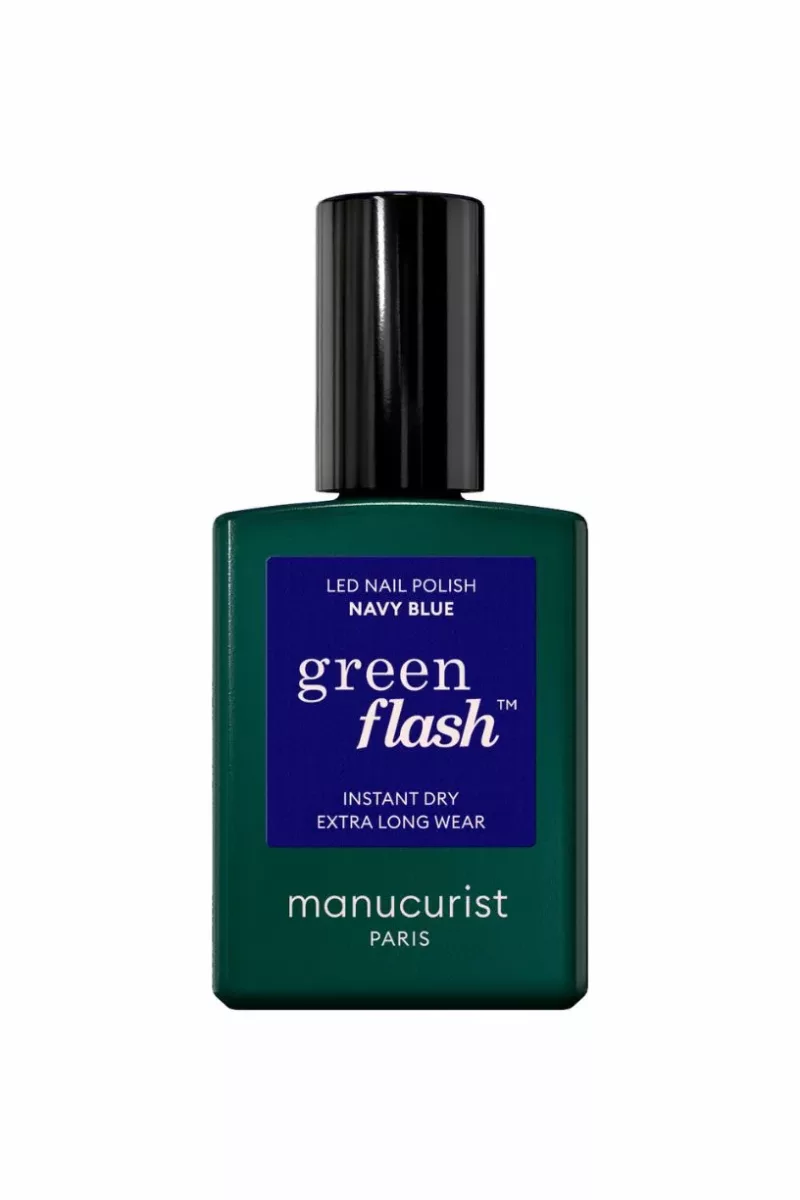 Navy Blue - Vernis Green Flash