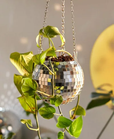 Disco mood - Cache pot disco 20 cm – Image 1