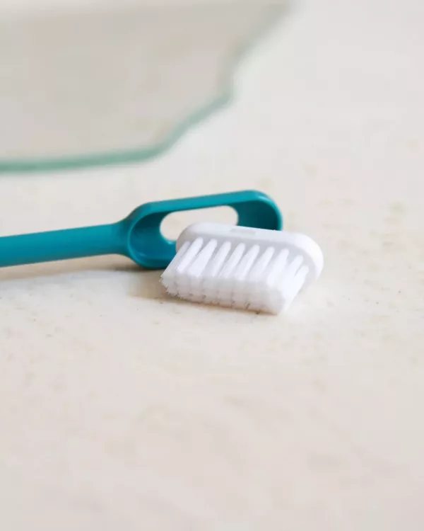 Brosse à dents rechargeable bioplastique Caliquo bleu marine