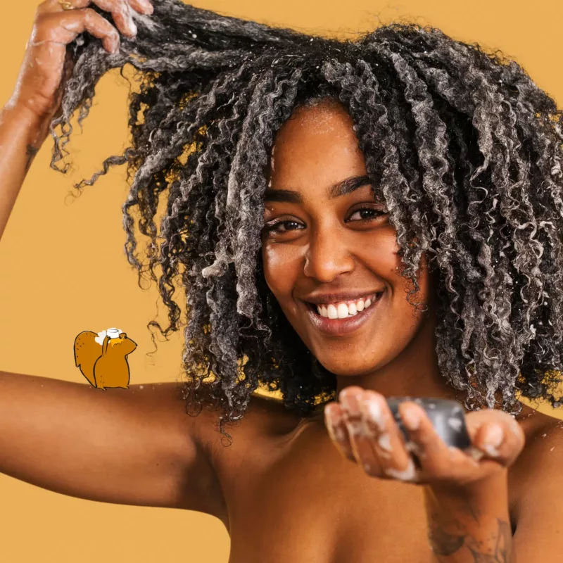 Shampoing solide cheveux fins et fragiles