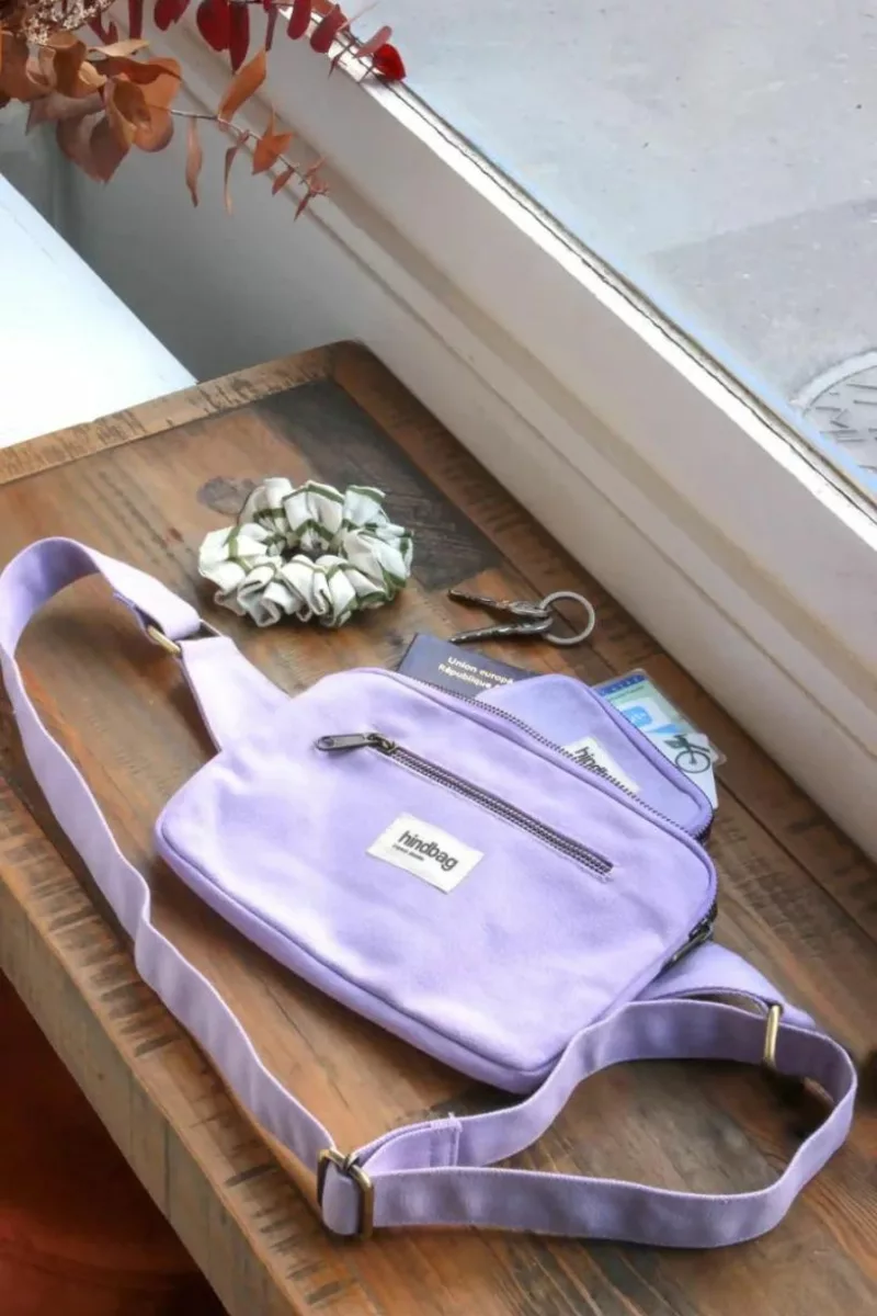 Sac banane rectangulaire Harry - Lilas