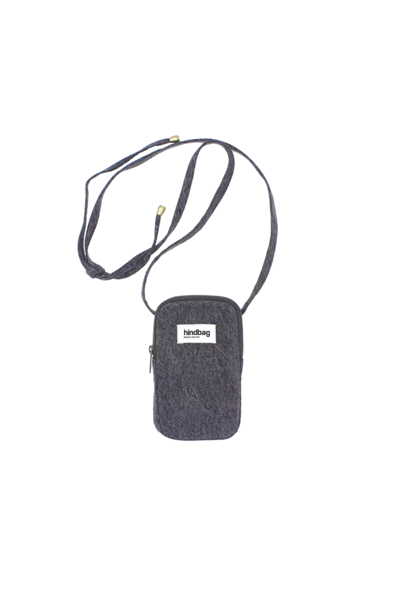 Pochette téléphone Bill - Denim Gris