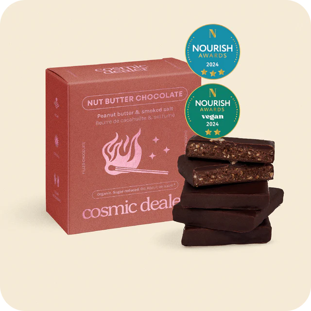 Coffret de 4 chocolats - Beurre de cacahuète & sel fumé