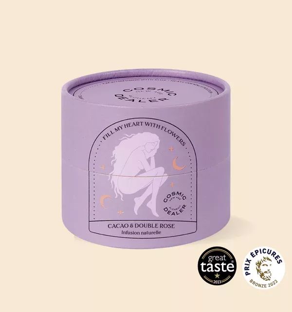 Infusion Cérémoniale Cacao & Double Rose - Vrac – Image 1