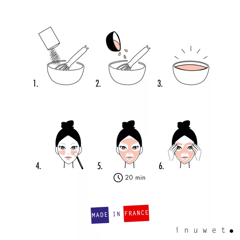 Coffret masques en poudre parfumés pell off DIY