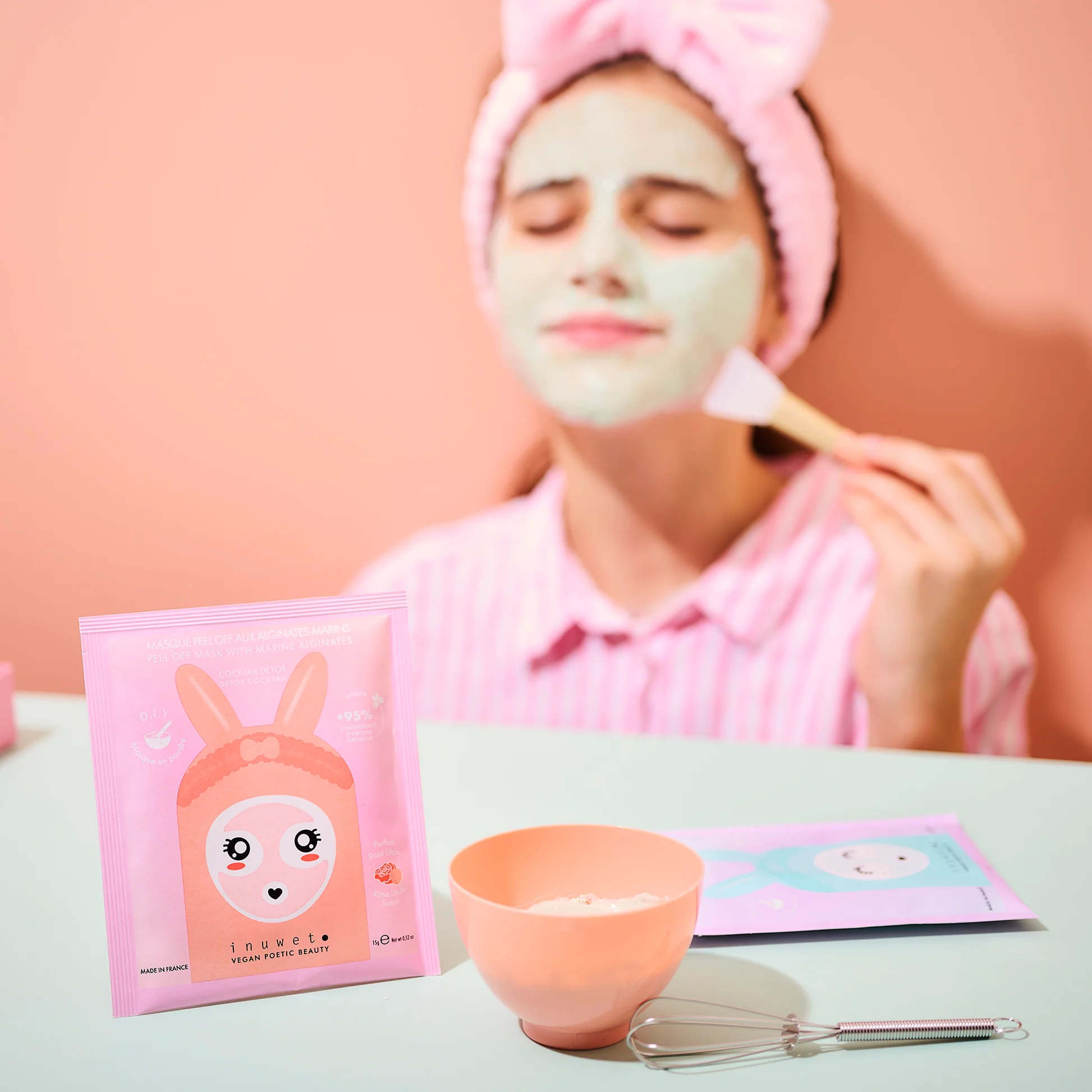 Masque en poudre peel-off hydratant - Monoi – Image 1