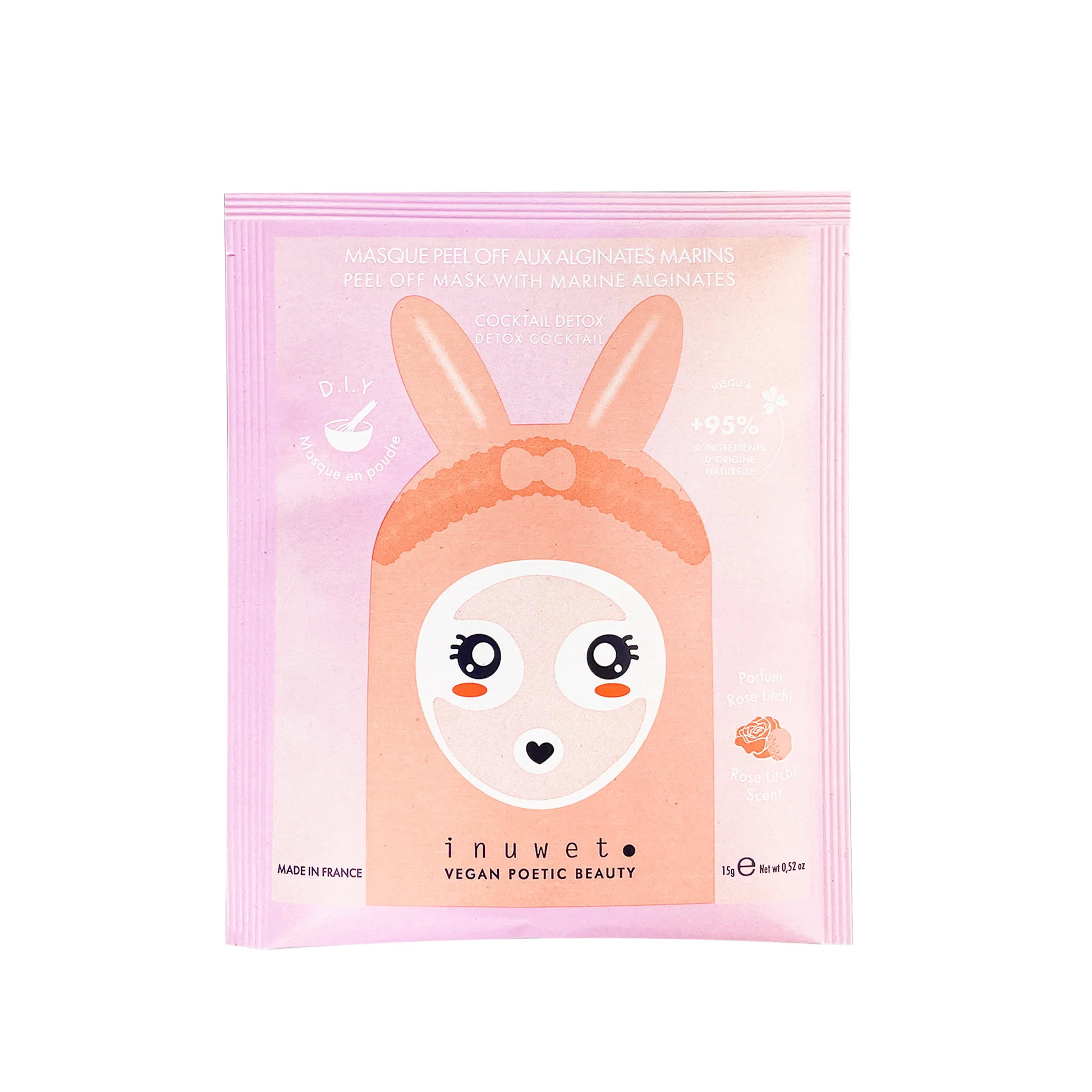 Masque en poudre peel-off detox - Litchi – Image 2