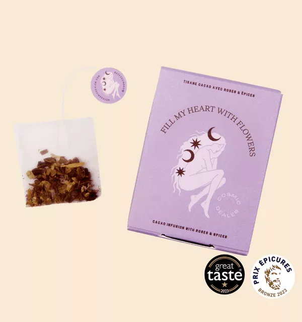 Infusion Cérémoniale Cacao & Double Rose – Image 1