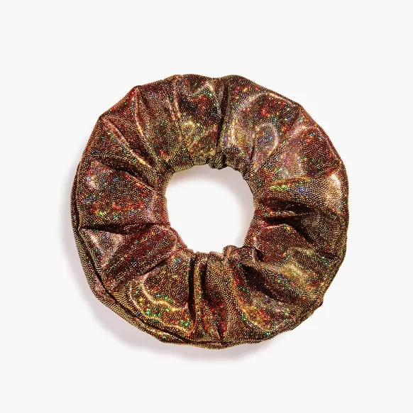 Chouchou Noir Doré Pailleté