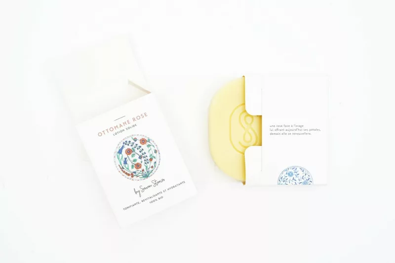 Baume Solide Ottomane Rose 70g - Tonifiant - Savon Stories