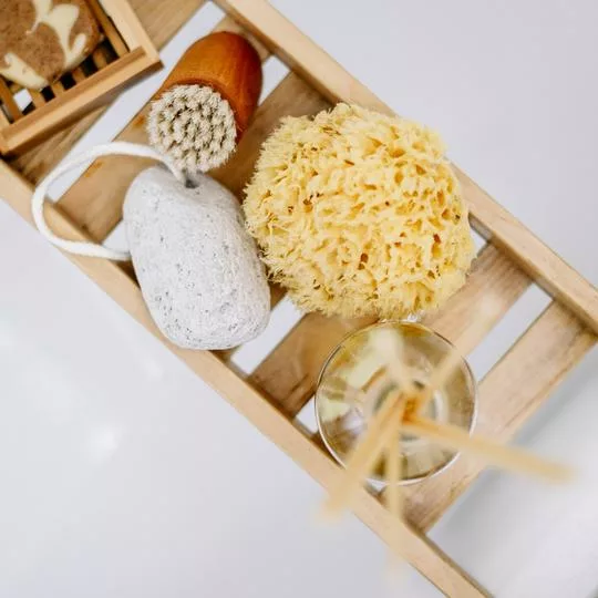 EPONGE DE BAIN NATURELLE 9cm  - Croll & Denecke – Image 3