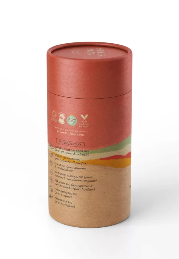 Shampoing Sec Pamplemousse Palmarosa - 50g - Savon Stories – Image 4