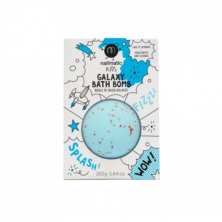 Boule de bain - Comet - Bleue flocons rouge