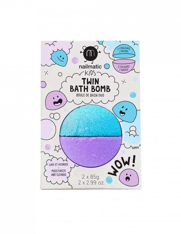 Boule de bain Duo - Bleu + Violet – Image 1