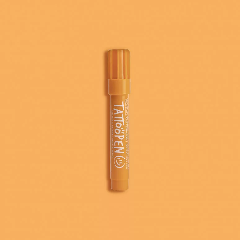 Tattoopen - Feutre de tatouage temporaire - Orange