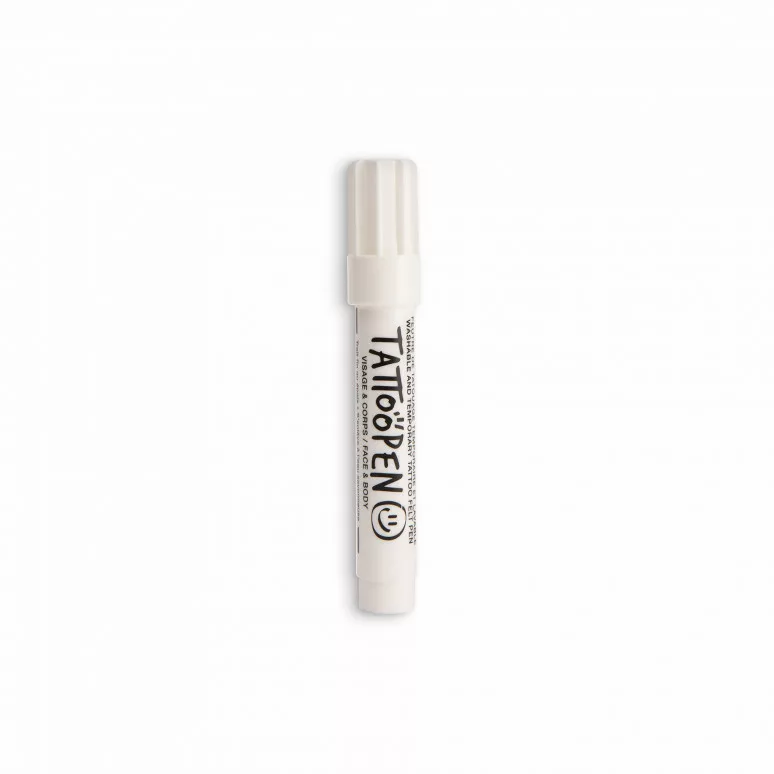 Tattoopen - Feutre de tatouage temporaire - Blanc