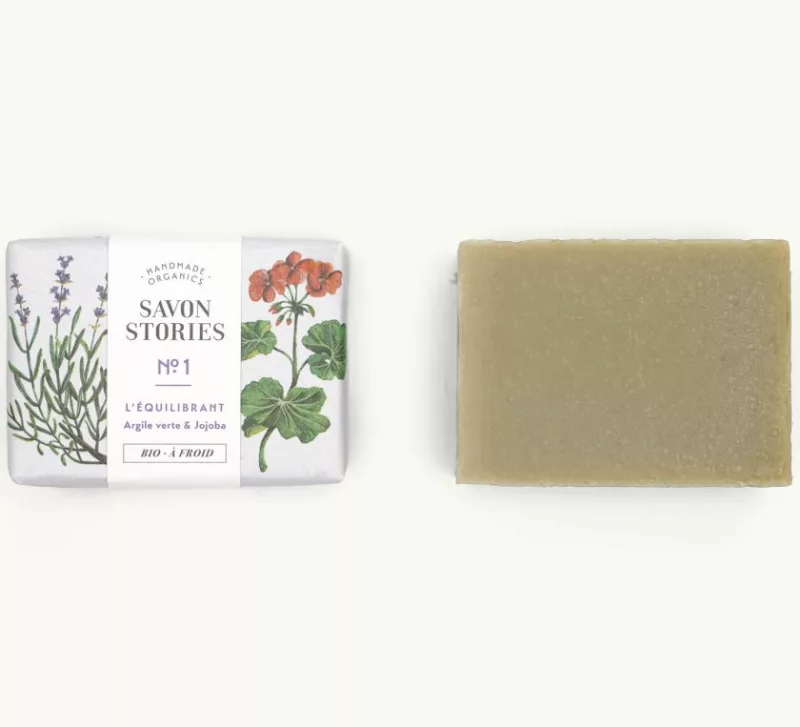 N°1 L’Équilibrant - Savon Bio & Naturel Argile Verte - Savon Stories