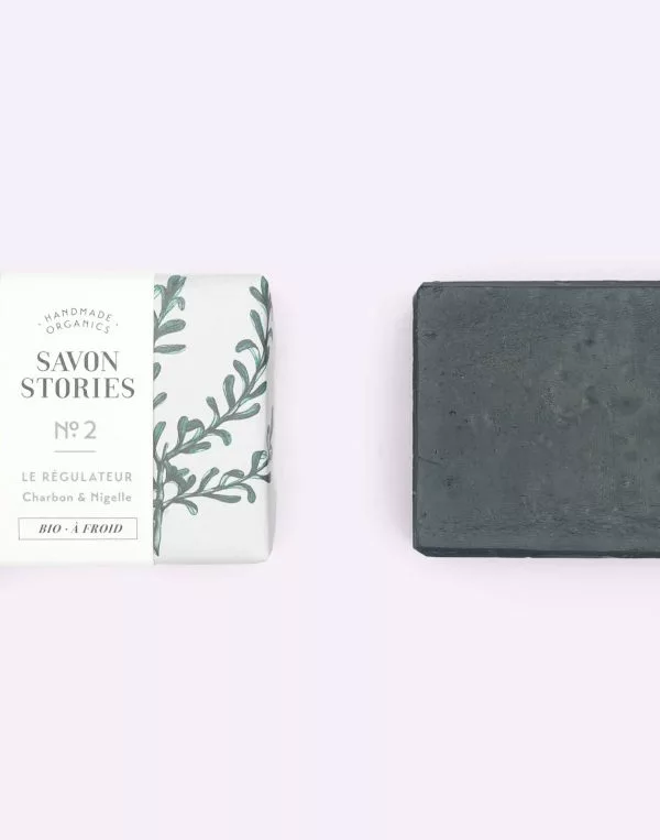 N°2 Le Régulateur - Savon Bio & Naturel Détox au Charbon - Savon Stories – Image 2