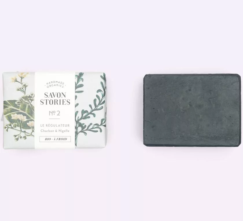 N°2 Le Régulateur - Savon Bio & Naturel Détox au Charbon - Savon Stories – Image 2