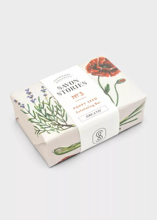 N°3 L’Exfoliant - Savon Bio & Naturel aux graines de pavot - Savon Stories – Image 1