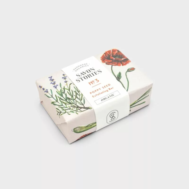 N°3 L’Exfoliant - Savon Bio & Naturel aux graines de pavot - Savon Stories