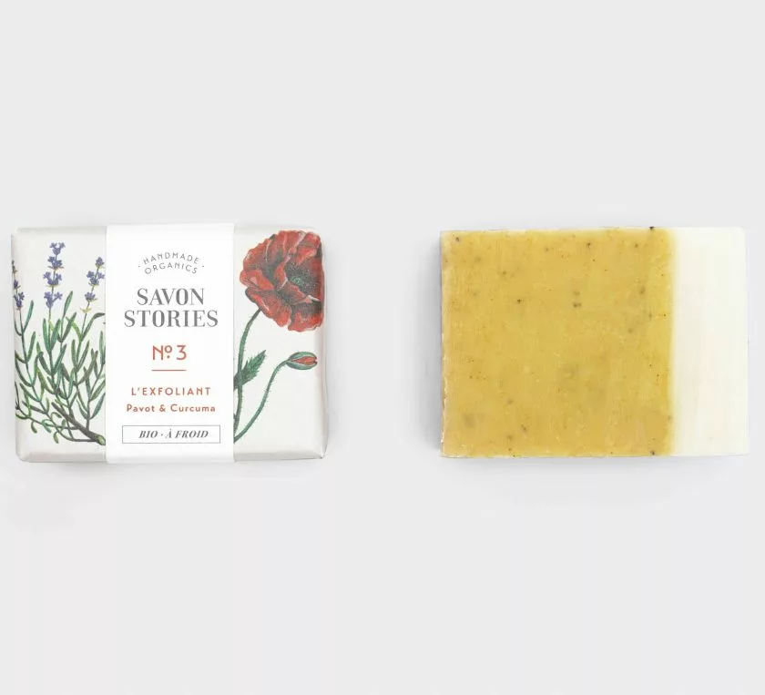 N°3 L’Exfoliant - Savon Bio & Naturel aux graines de pavot - Savon Stories – Image 2