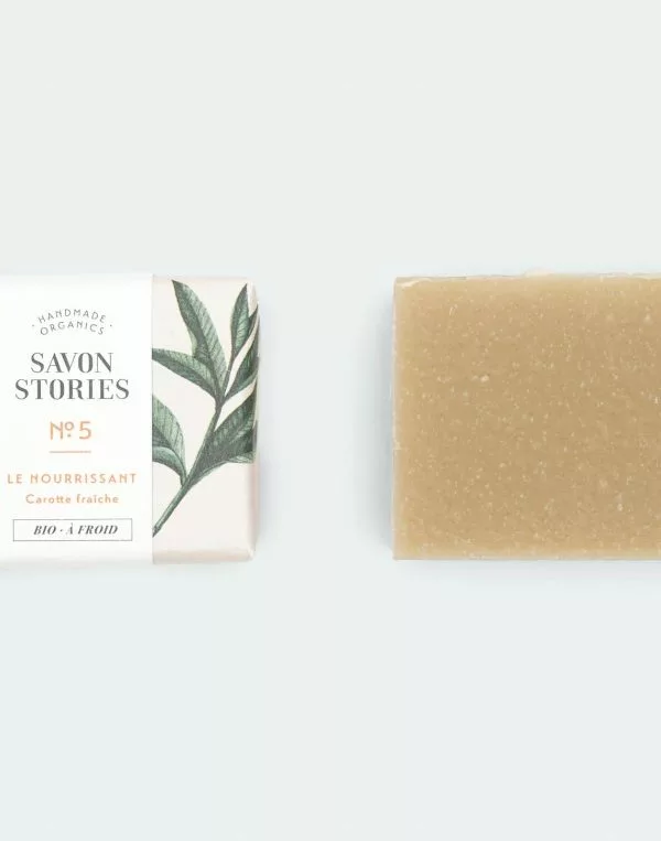 N°5 Le Nourrissant - Savon Bio & Naturel Carotte Fraîche - Savon Stories – Image 2