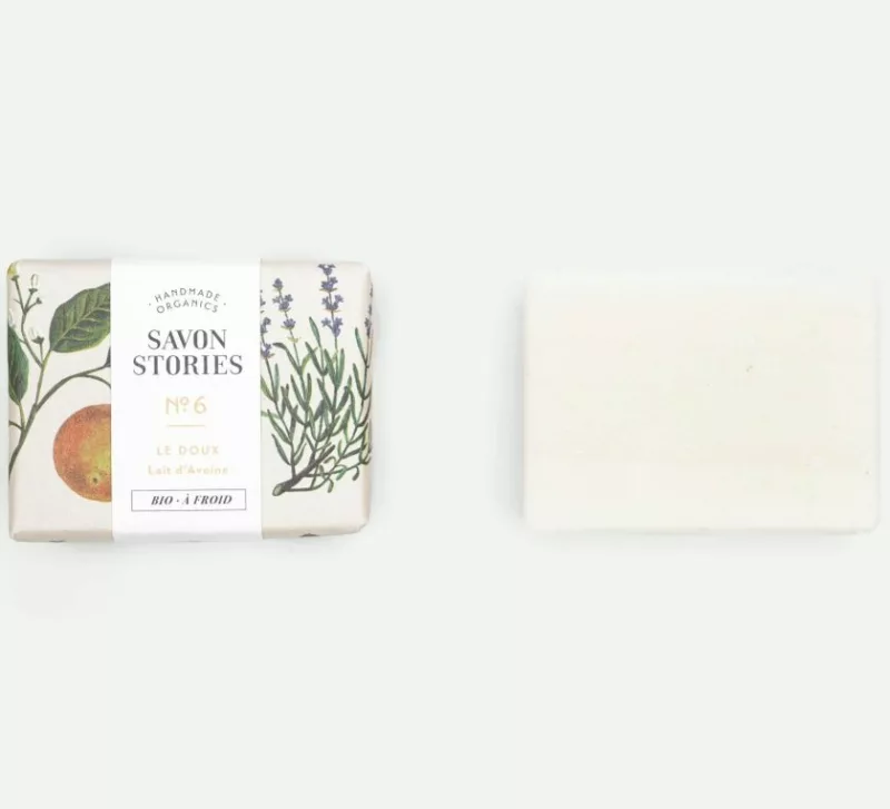 N°6 Le Doux - Savon Bio & Naturel au Lait d’Avoine - Savon Stories