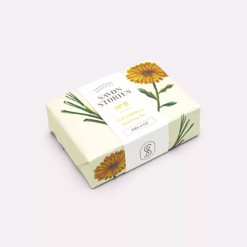 N°8 L’Apaisant- Savon Bio & Naturel Citronnelle et Calendula - Savon Stories – Image 1