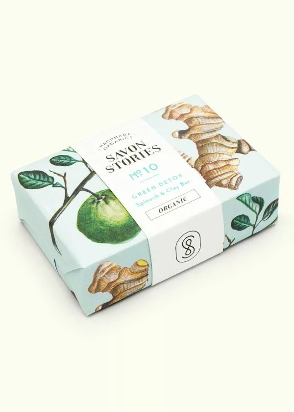 N°10 Le Détoxifiant - Savon Bio & Naturel Détox Épinard - Savon Storie – Image 1