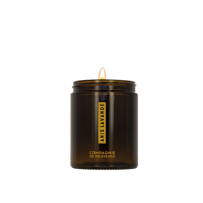 BOUGIE PARFUMÉE RELAXANTE - ANIS LAVANDE - Compagnie de Provence